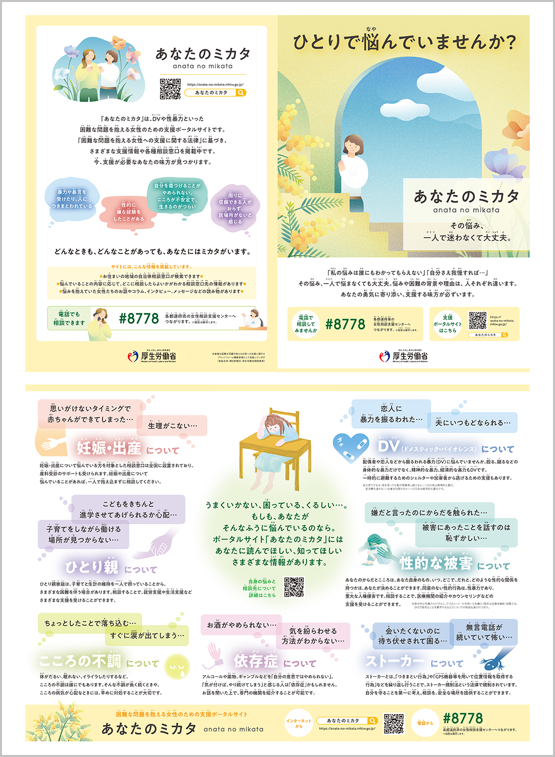 全国の10代～80代の女性1,000名に調査 女性の困難な経験に関する実態調査の結果